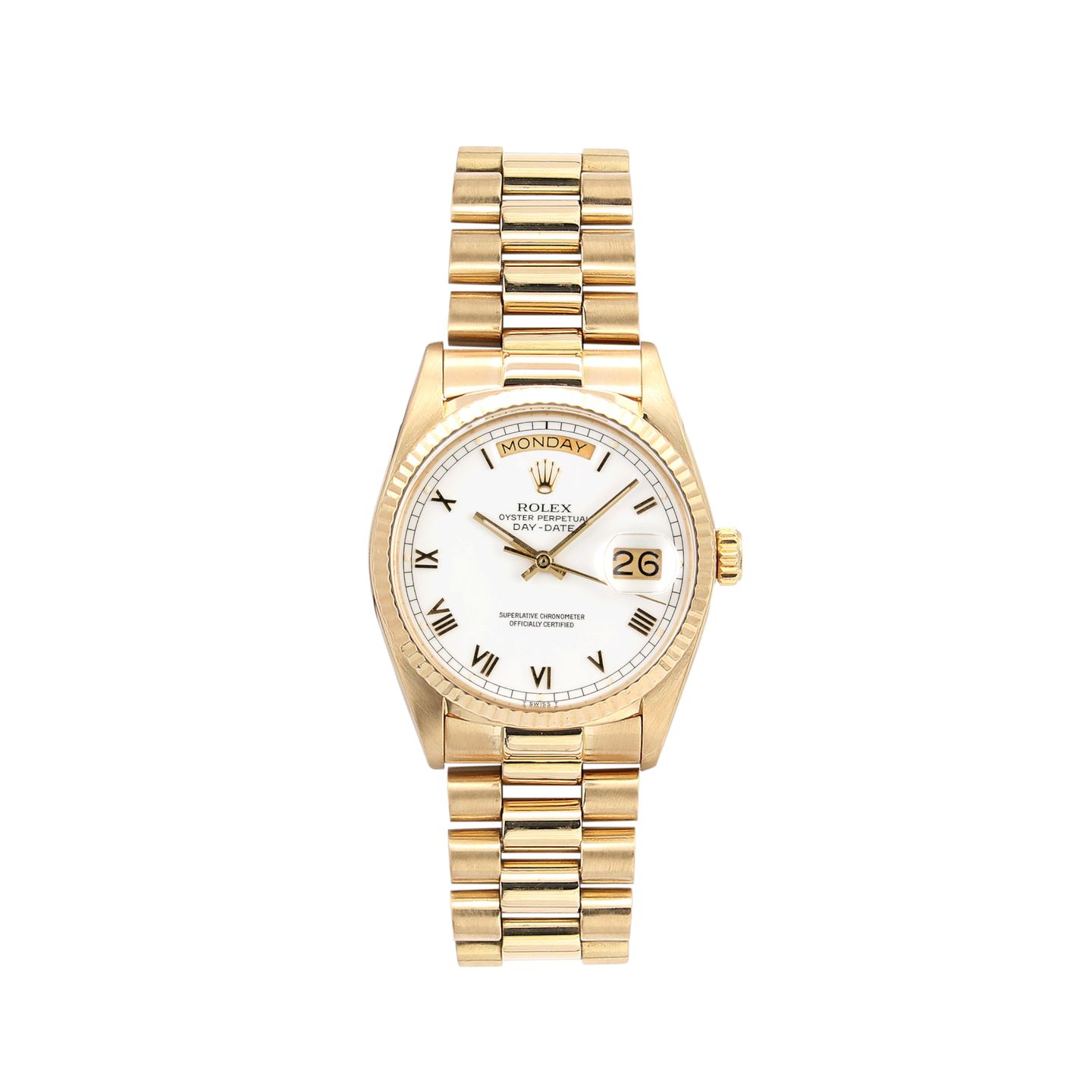 Rolex Day-Date 36 18038 (Unknown (random serial)) - 36 mm Yellow Gold case (1/7)