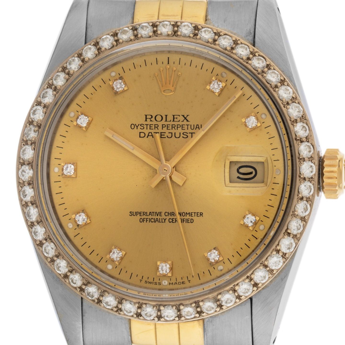 Rolex Datejust 36 16013 (1984) - 36 mm Gold/Steel case (1/8)