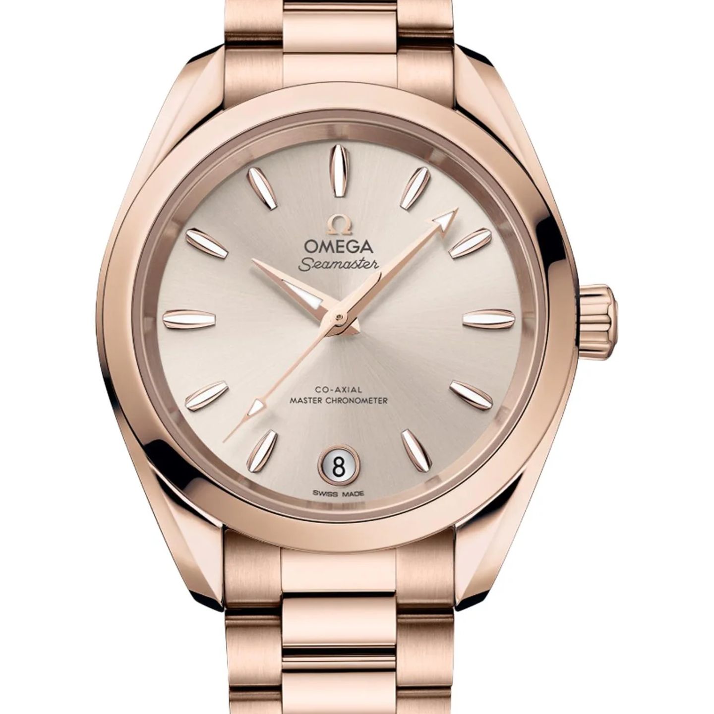 Omega Seamaster Aqua Terra 220.50.34.20.09.001 (2026) - Roze wijzerplaat 34mm Roségoud (1/1)