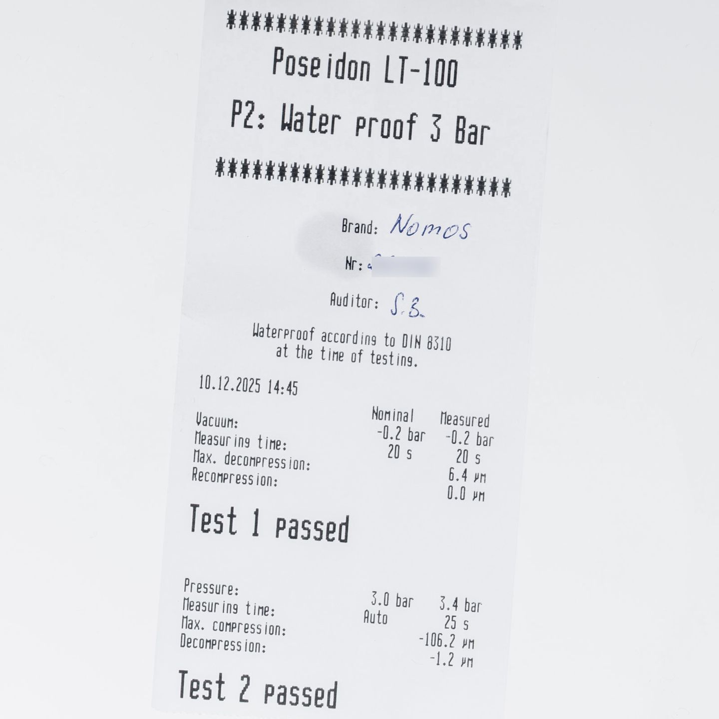 NOMOS Tetra 408 (Onbekend (willekeurig serienummer)) - Wit wijzerplaat 30mm Staal (5/8)