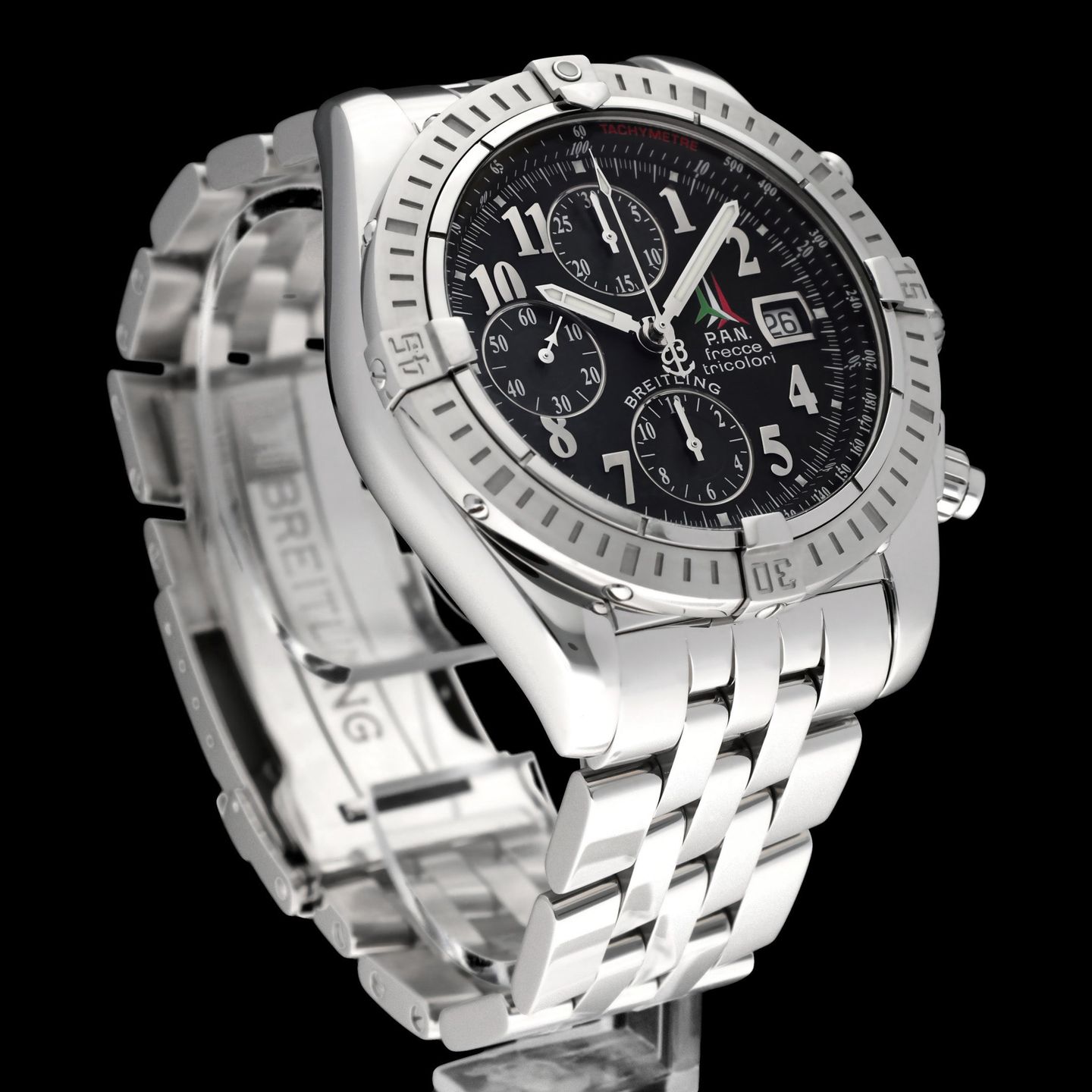 Breitling Chronomat Evolution A13356 (2005) - Zwart wijzerplaat 44mm Staal (6/8)