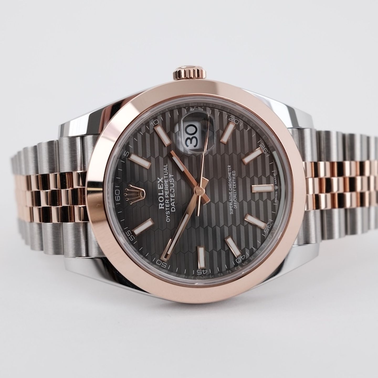 Rolex Datejust 41 126301 (2023) - Grey dial 41 mm Gold/Steel case (5/8)