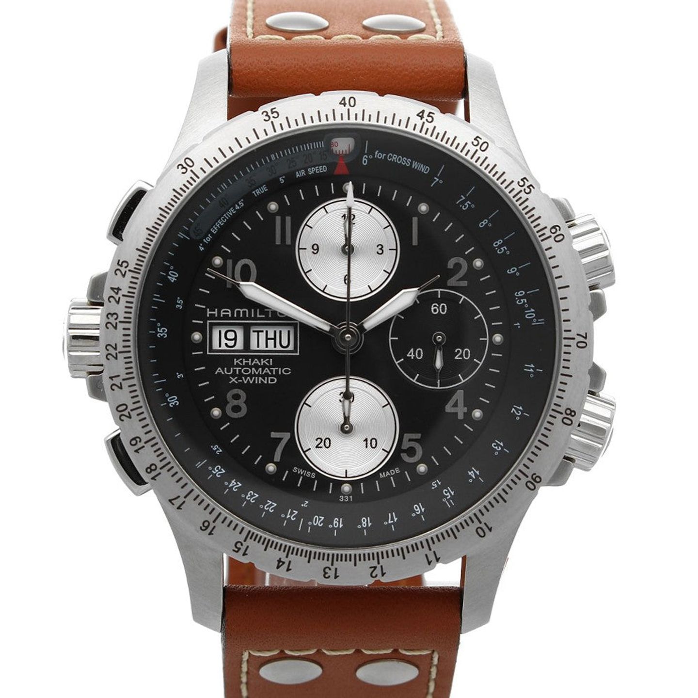 Hamilton Khaki Aviation H77616533 (2024) - Black dial 44 mm Steel case (1/5)