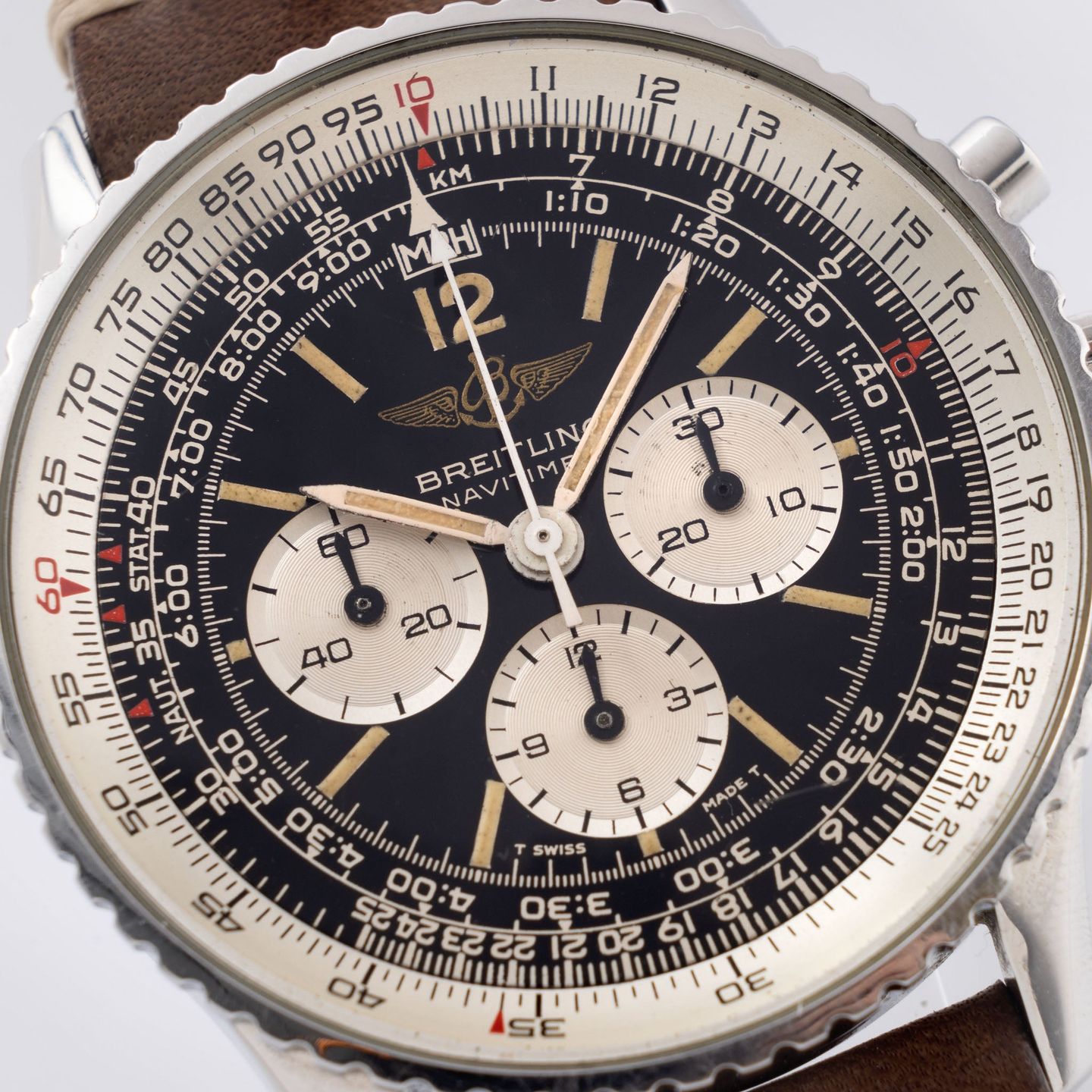Breitling Navitimer Cosmonaute 81600 (Unknown (random serial)) - Black dial 41 mm Steel case (3/7)