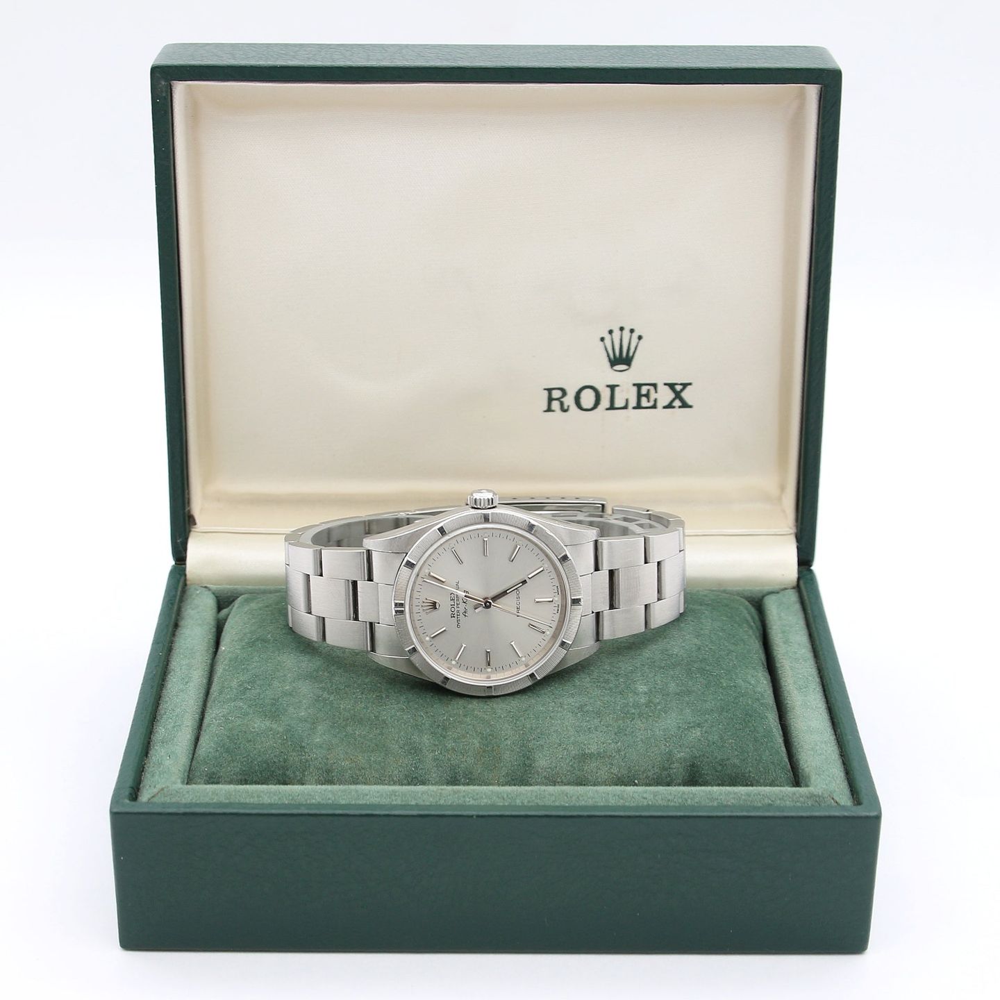 Rolex Air-King 14010 (Onbekend (willekeurig serienummer)) - Zilver wijzerplaat 34mm Staal (4/8)