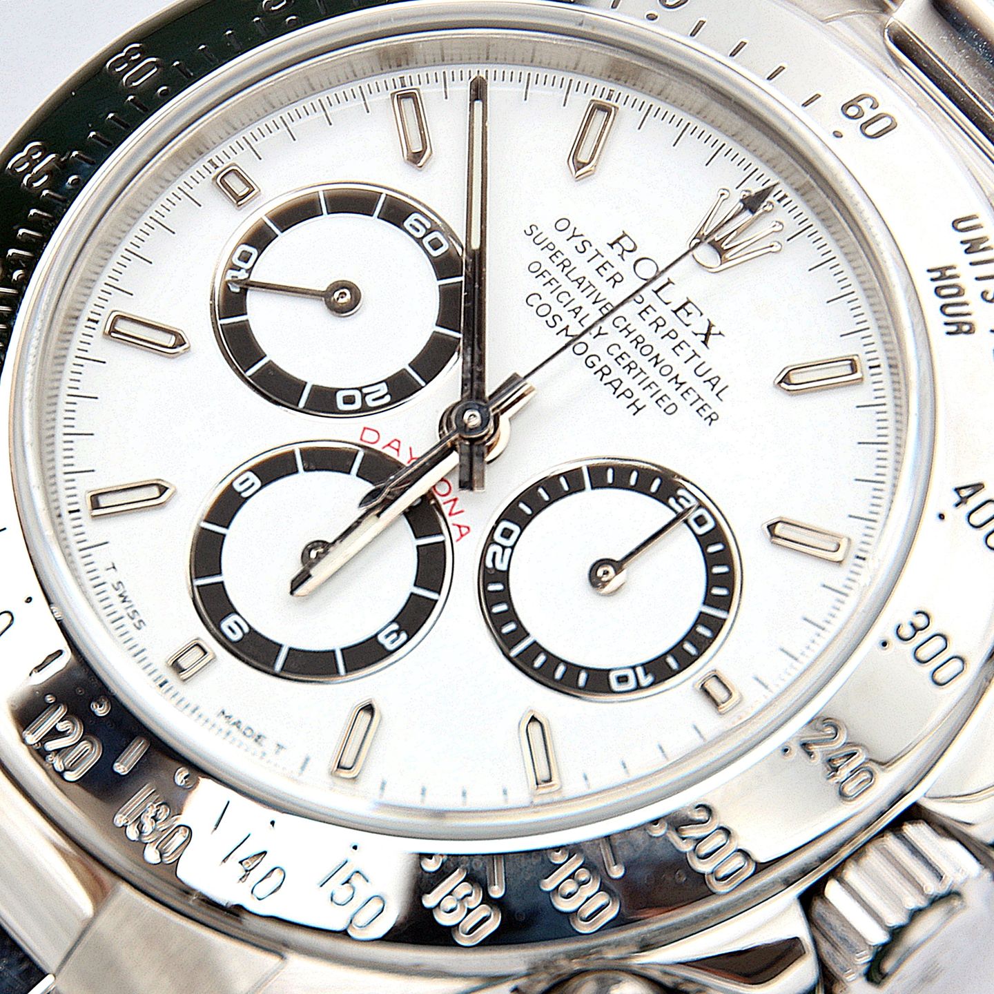 Rolex Daytona 16520 (Unknown (random serial)) - White dial 40 mm Steel case (4/8)