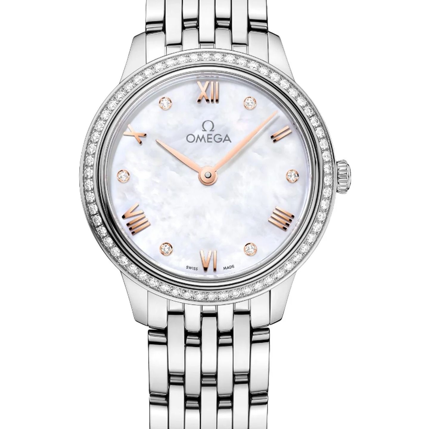 Omega De Ville Prestige 434.15.28.60.55.001 (2026) - Wit wijzerplaat 28mm Staal (1/1)