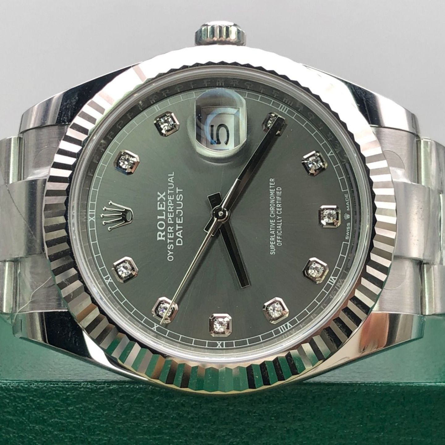 Rolex Datejust 41 126334 (2024) - Grey dial 41 mm Steel case (6/8)