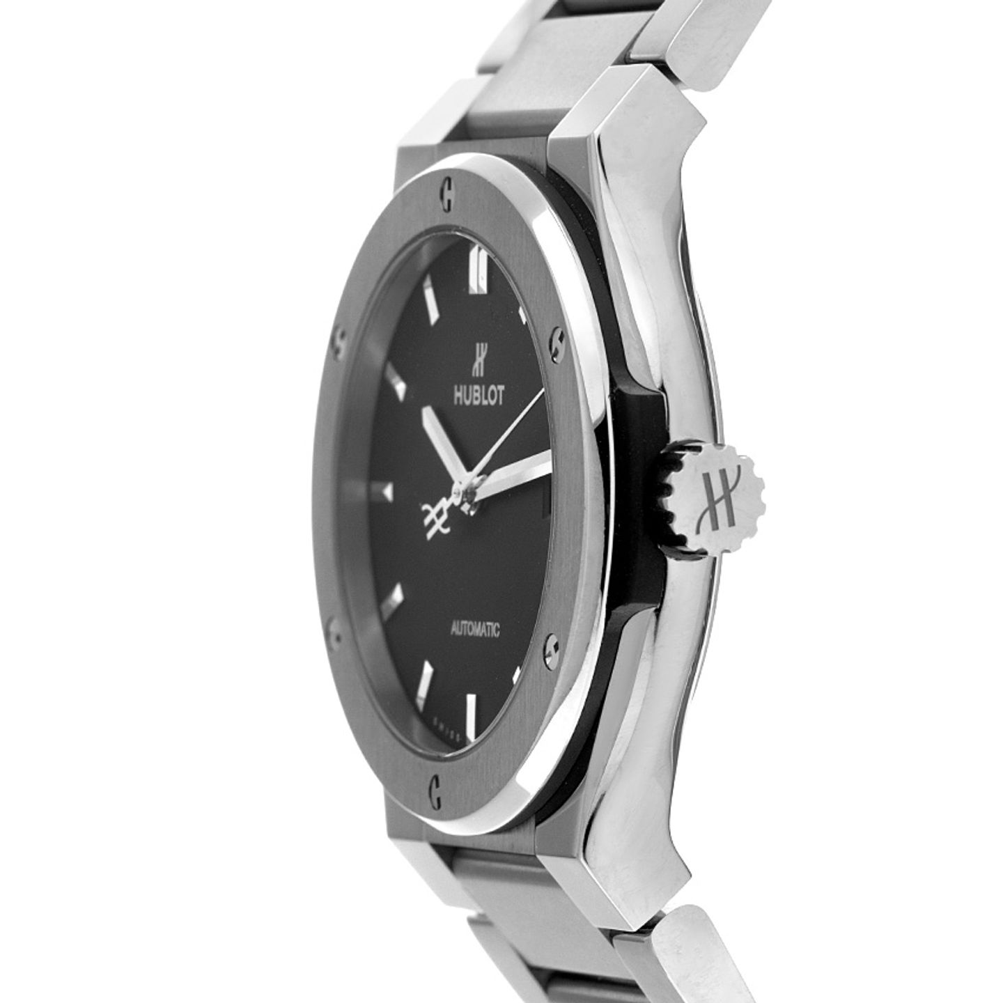 Hublot Classic Fusion 548.NX.1170.NX (Unknown (random serial)) - Black dial 42 mm Titanium case (3/6)