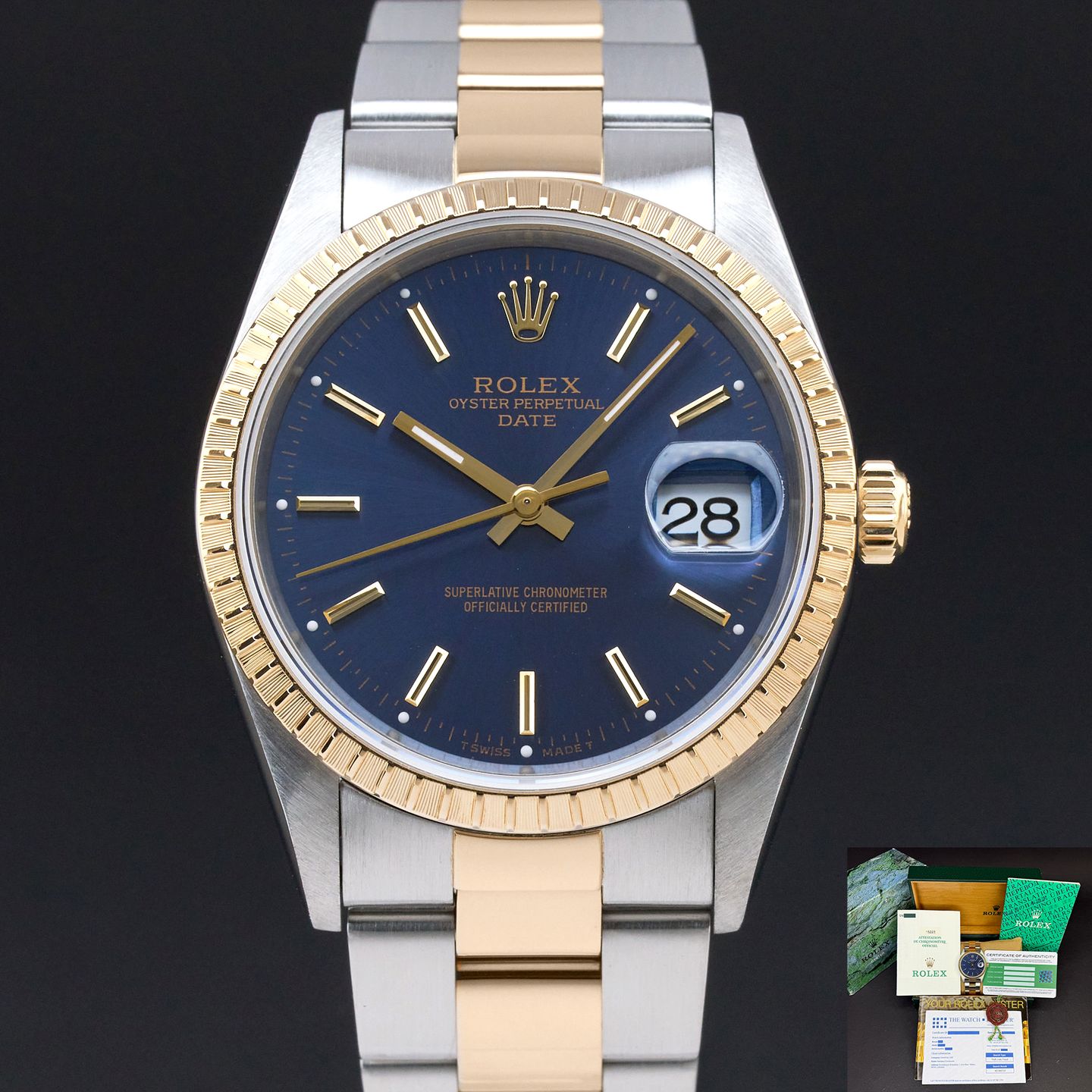 Rolex Oyster Perpetual Date 15223 - (1/8)