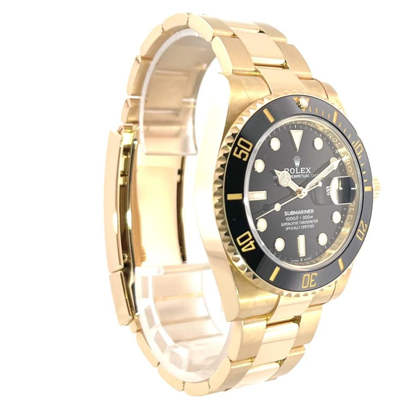 Rolex Submariner Date 126618LN (2022) - Black dial 41 mm Yellow Gold case (4/8)