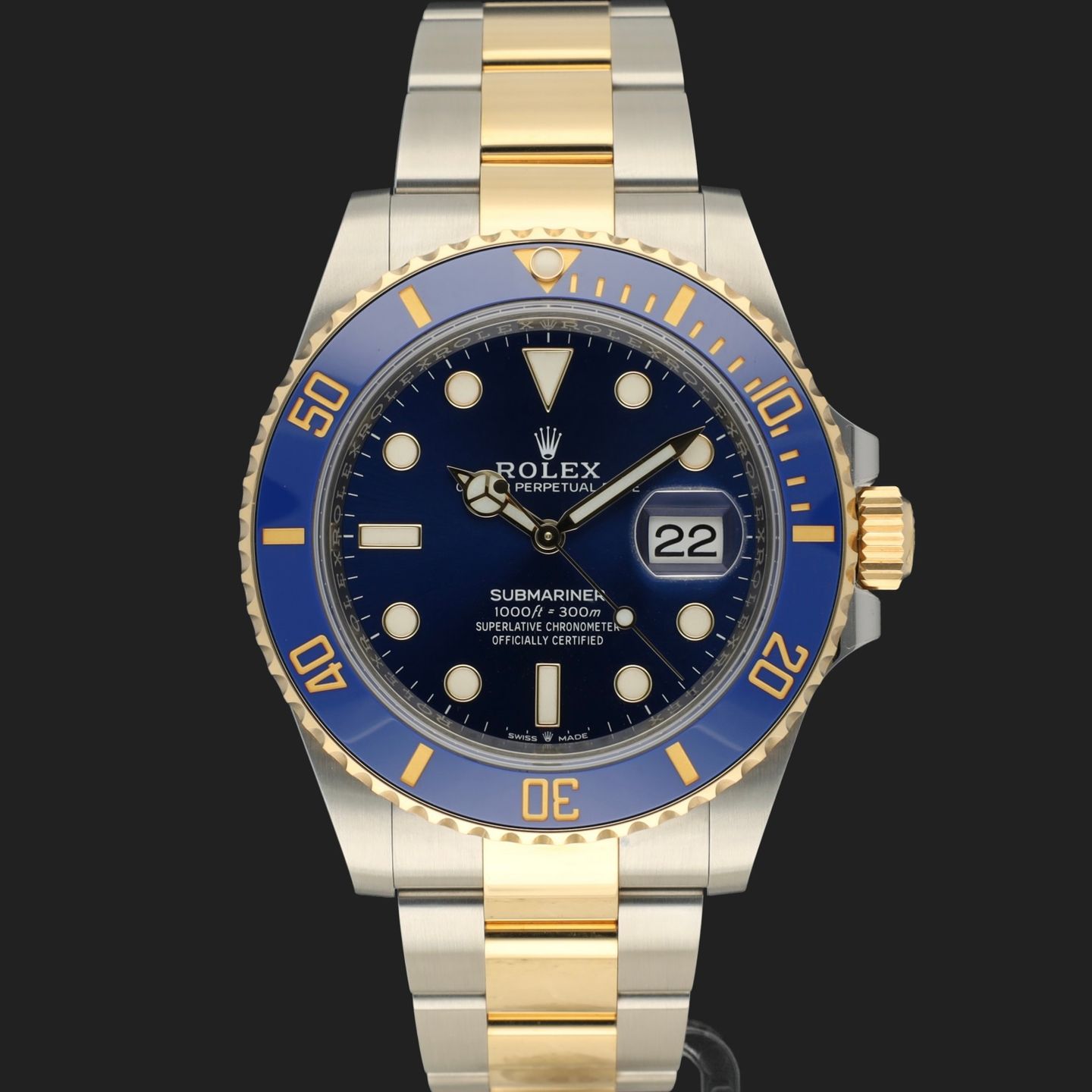 Rolex Submariner Date 126613LB (2021) - 41 mm Gold/Steel case (3/8)