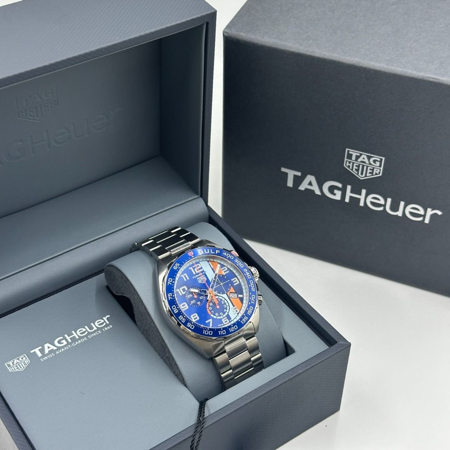 TAG Heuer Formula 1 Quartz CAZ101AT.BA0842 (2023) - Blauw wijzerplaat 43mm Staal (2/8)