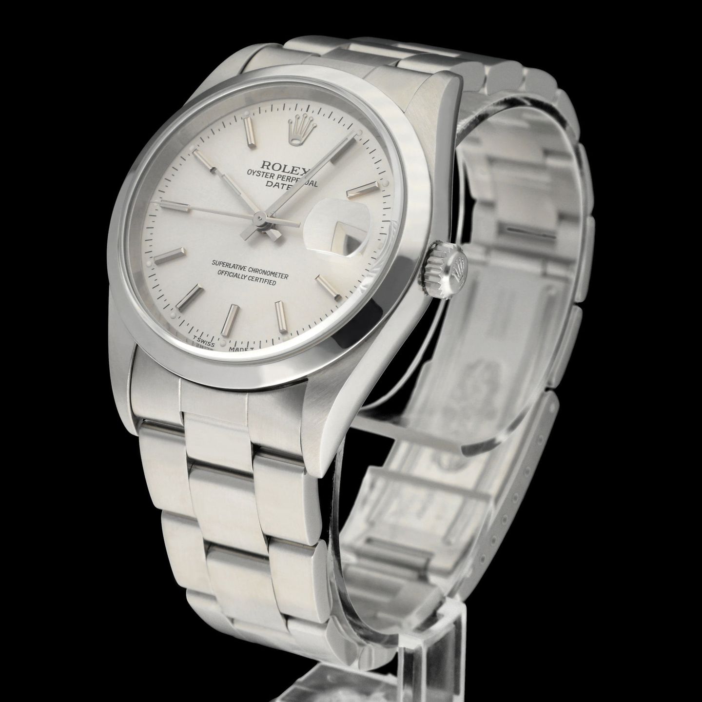 Rolex Oyster Perpetual Date 15200 (1999) - 34 mm Steel case (2/7)