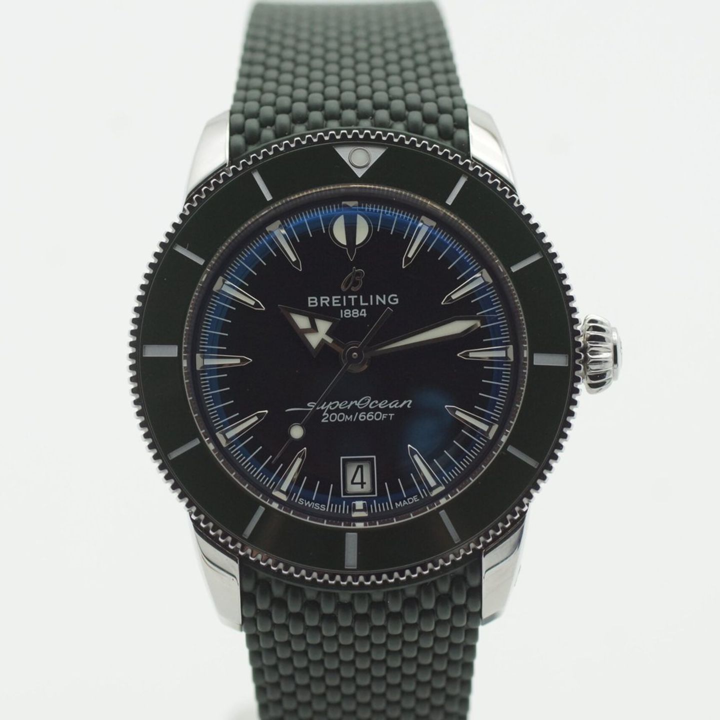 Breitling Superocean Heritage 42 AB3111361L1S1 (2026) - Groen wijzerplaat 42mm Staal (2/8)