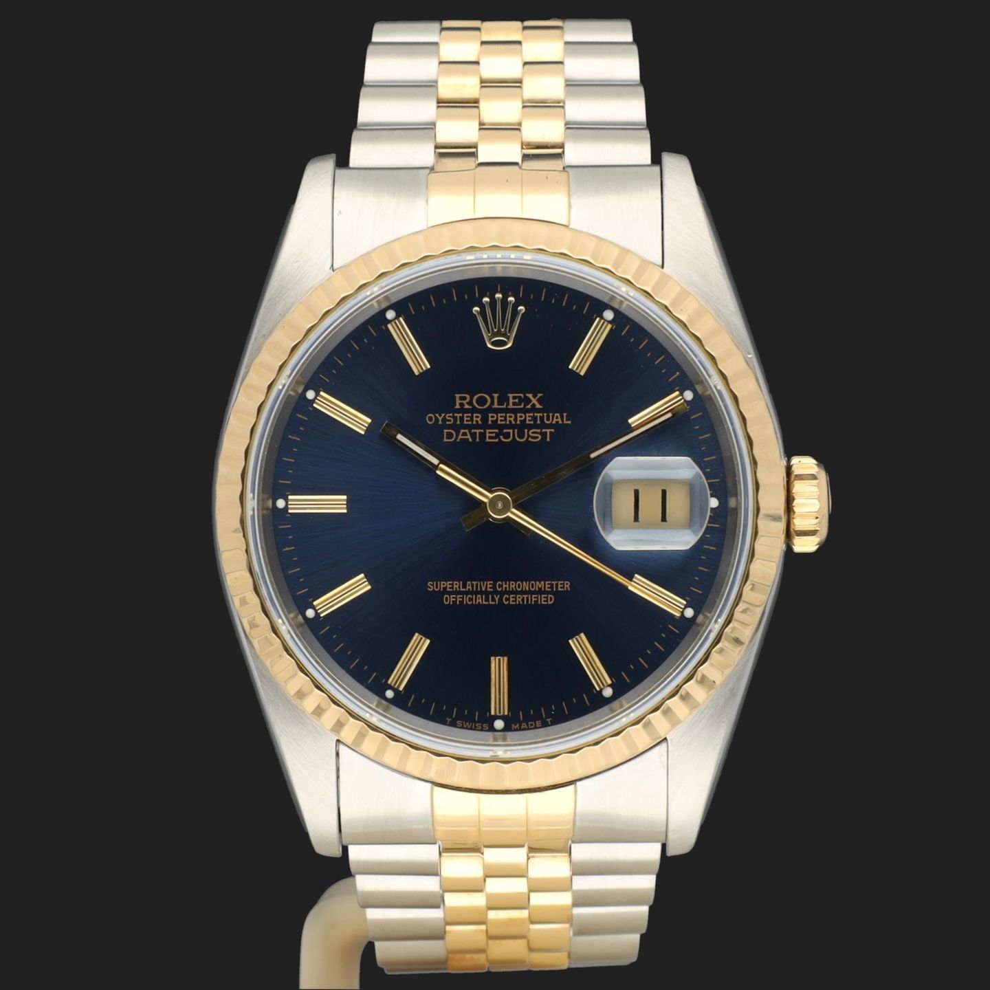 Rolex Datejust 36 16233 (1993) - 36mm Goud/Staal (3/8)