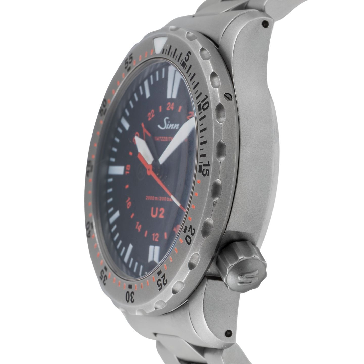 Sinn U2 1020.040 (2020) - Black dial 45 mm Steel case (6/8)