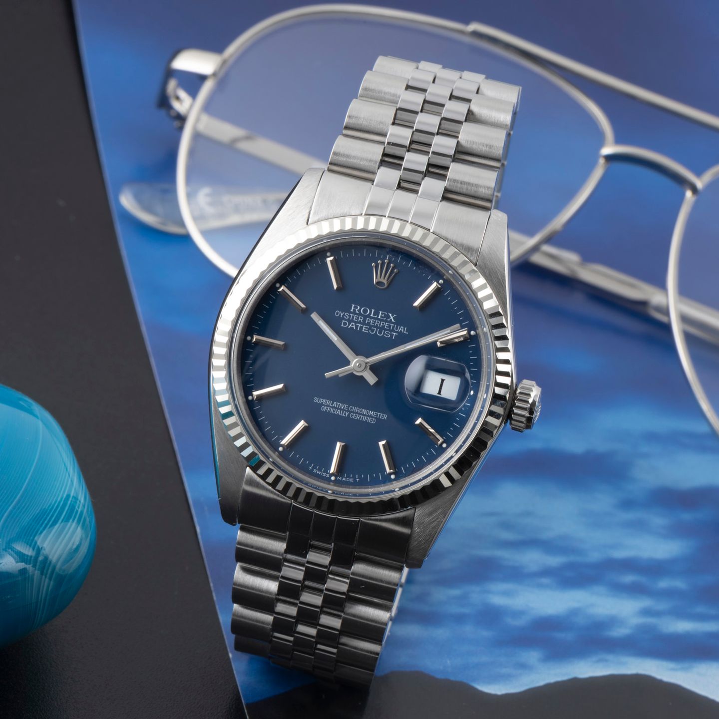 Rolex Datejust 36 16014 (Onbekend (willekeurig serienummer)) - 36mm Staal (1/8)