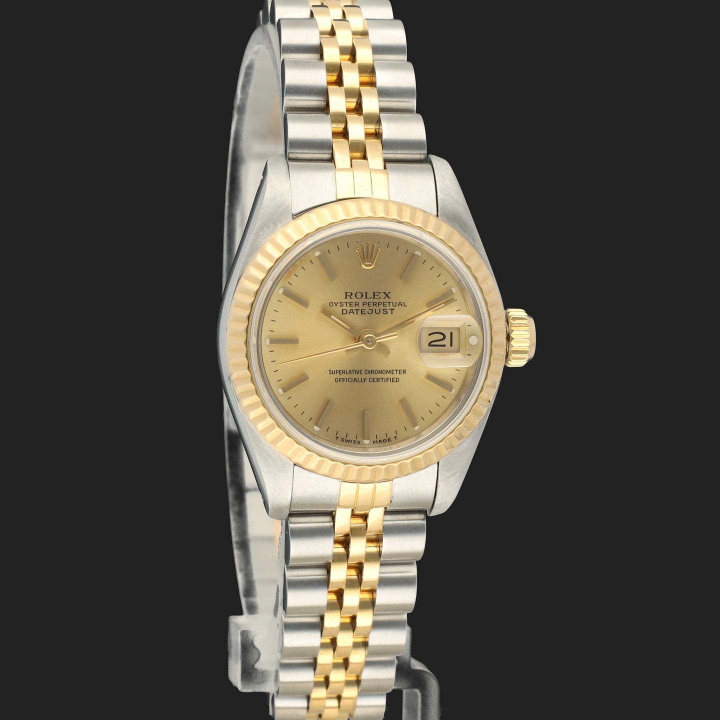 Rolex Lady-Datejust 69173 (1991) - 26mm Goud/Staal (4/8)