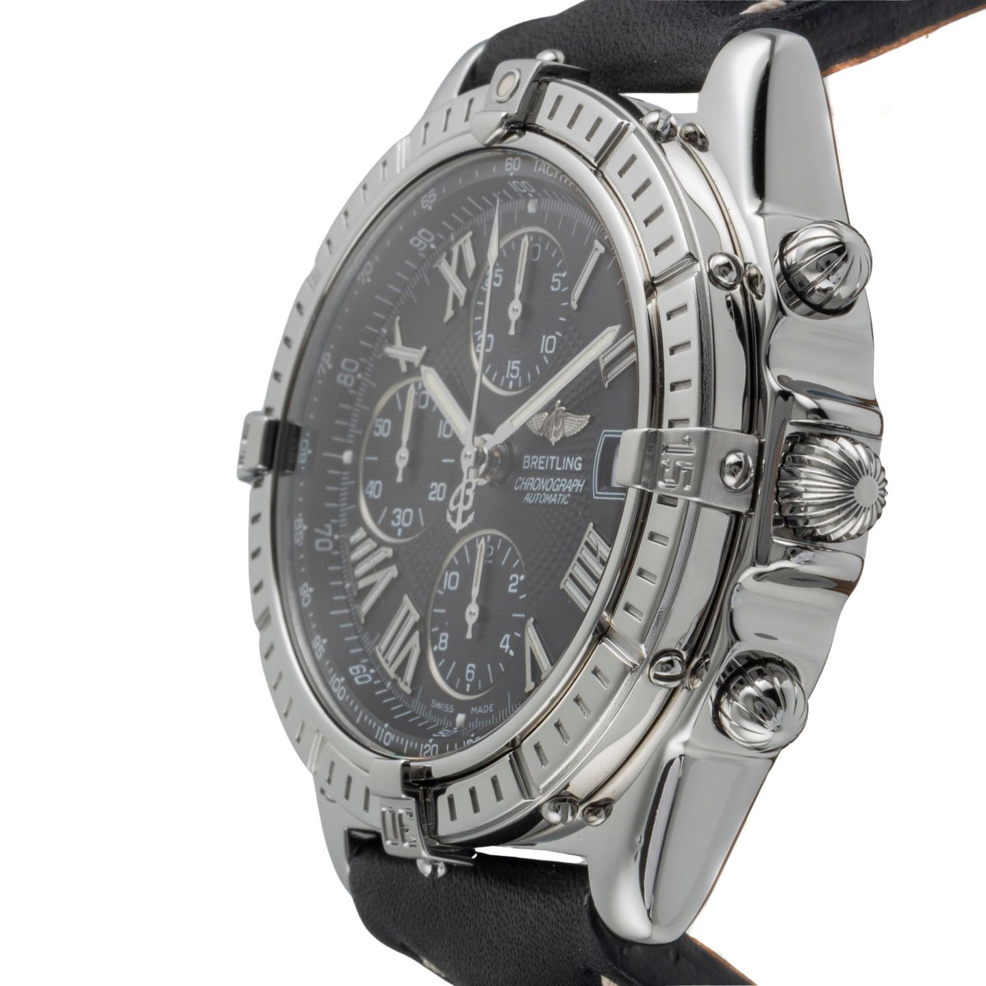 Breitling Crosswind Chronograph A13055 (1998) - 43mm Staal (6/8)