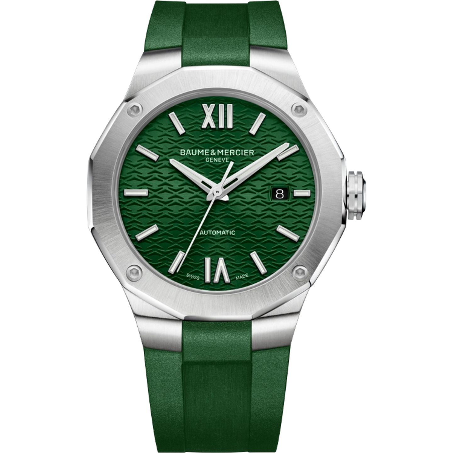 Baume & Mercier Riviera M0A10618 (2026) - Groen wijzerplaat 42mm Staal (1/1)