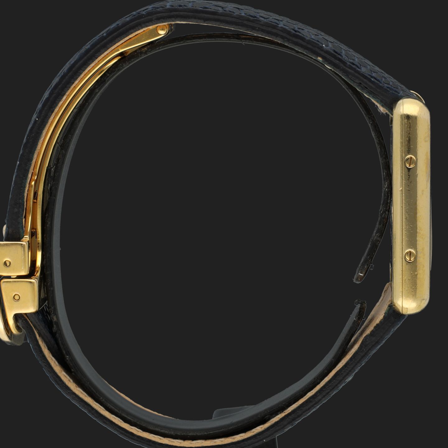 Cartier Tank Vermeil 5057001 (Unknown (random serial)) - White dial 20 mm Silver case (5/8)