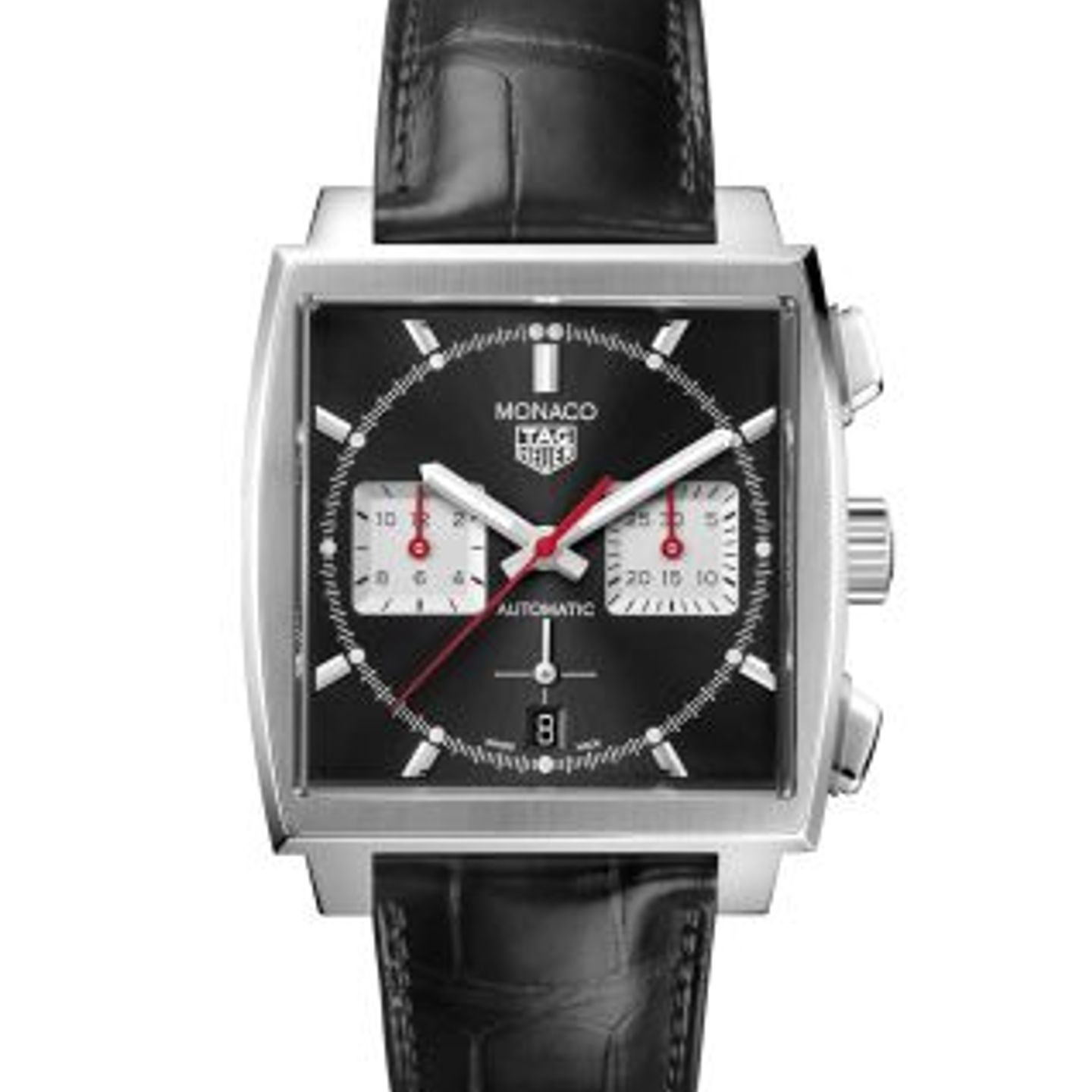 TAG Heuer Monaco CBL2113.FC6177 (2024) - Zwart wijzerplaat 39mm Staal (1/1)