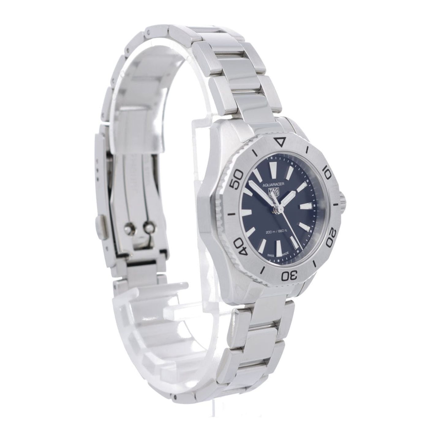 TAG Heuer Aquaracer Lady WBP1410.BA0622 (2023) - Black dial 30 mm Steel case (7/7)