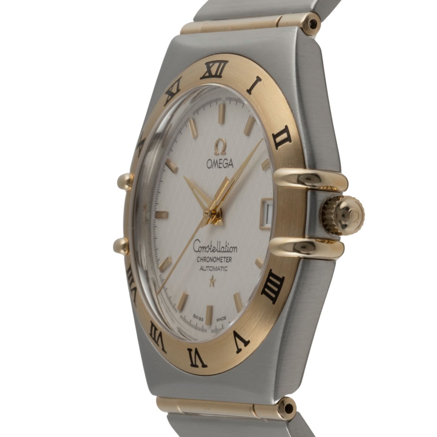 Omega Constellation 1202.30.00 (2006) - Zilver wijzerplaat 36mm Goud/Staal (6/8)