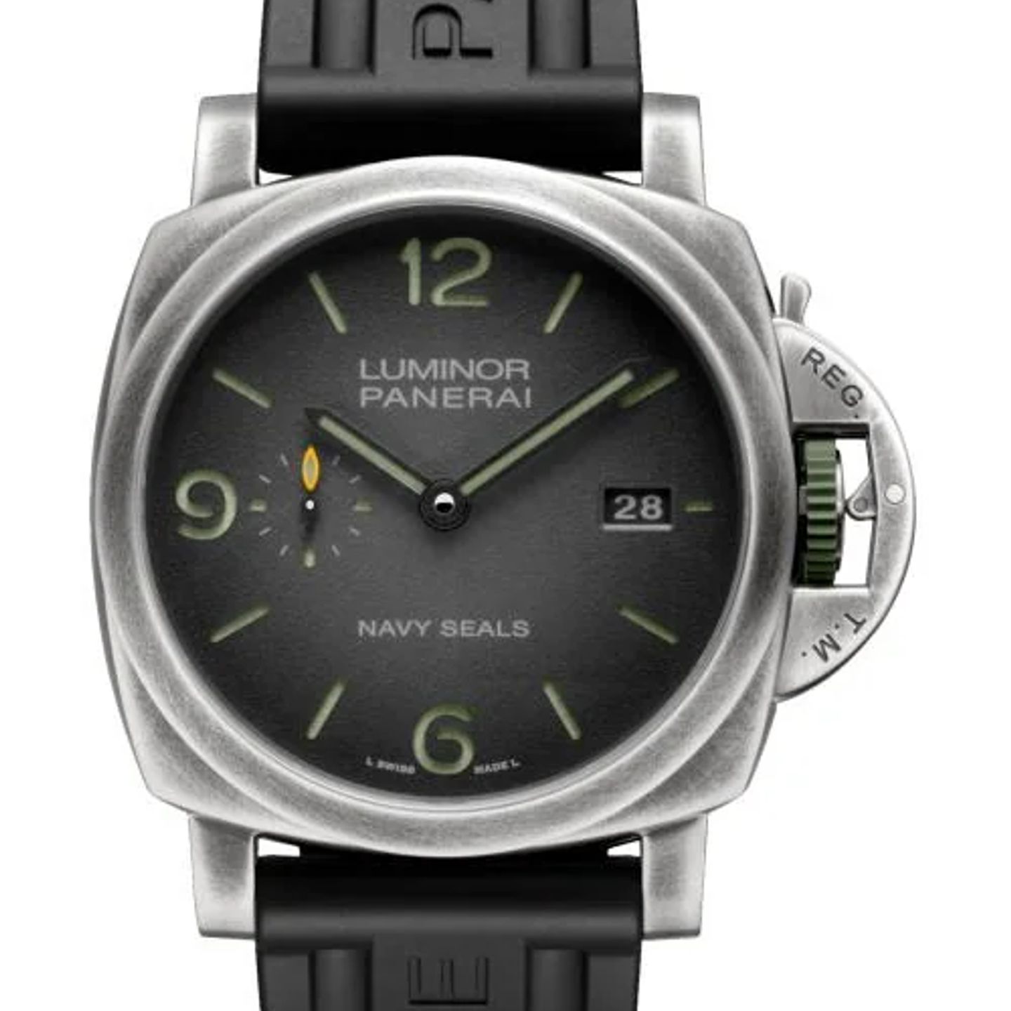 Panerai Luminor 1950 PAM01412 (2026) - Grijs wijzerplaat 44mm Staal (1/1)