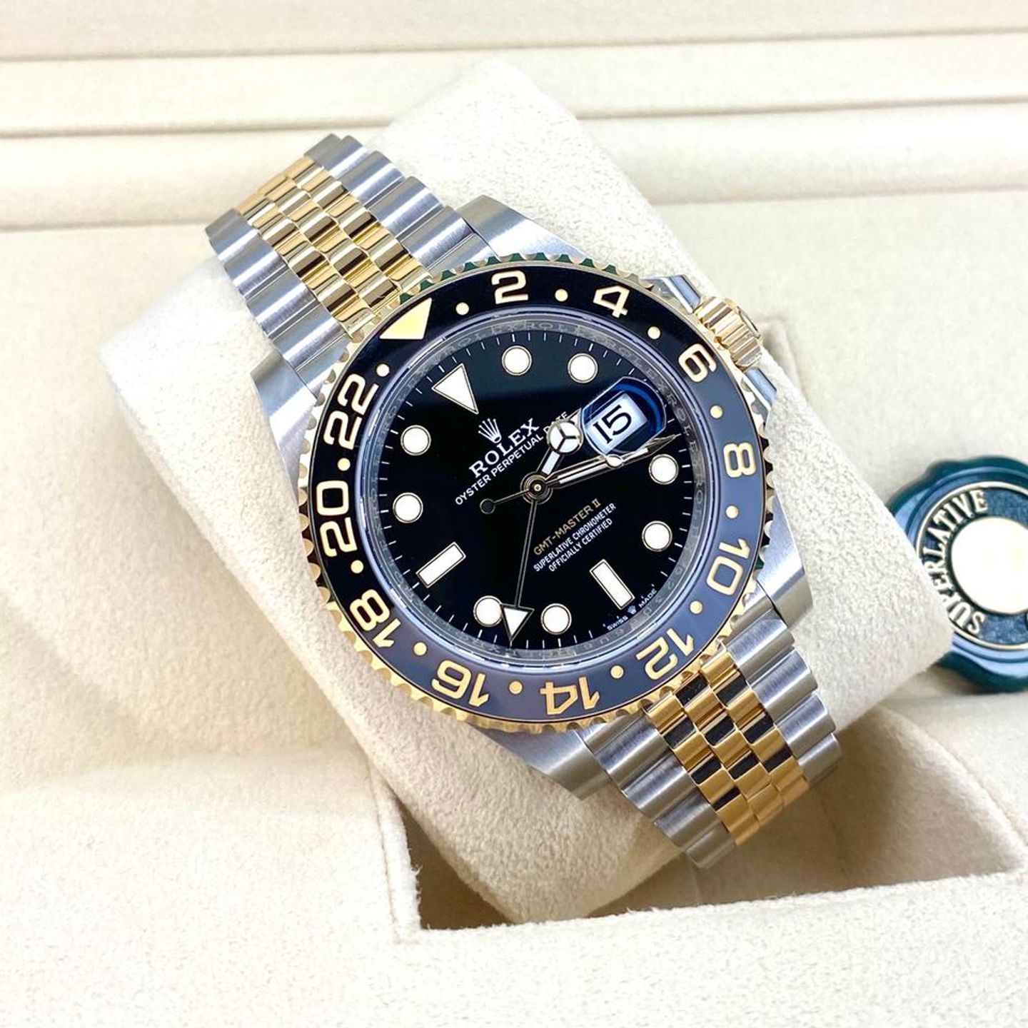 Rolex GMT-Master II 126713GRNR (2024) - 40mm Goud/Staal (4/12)