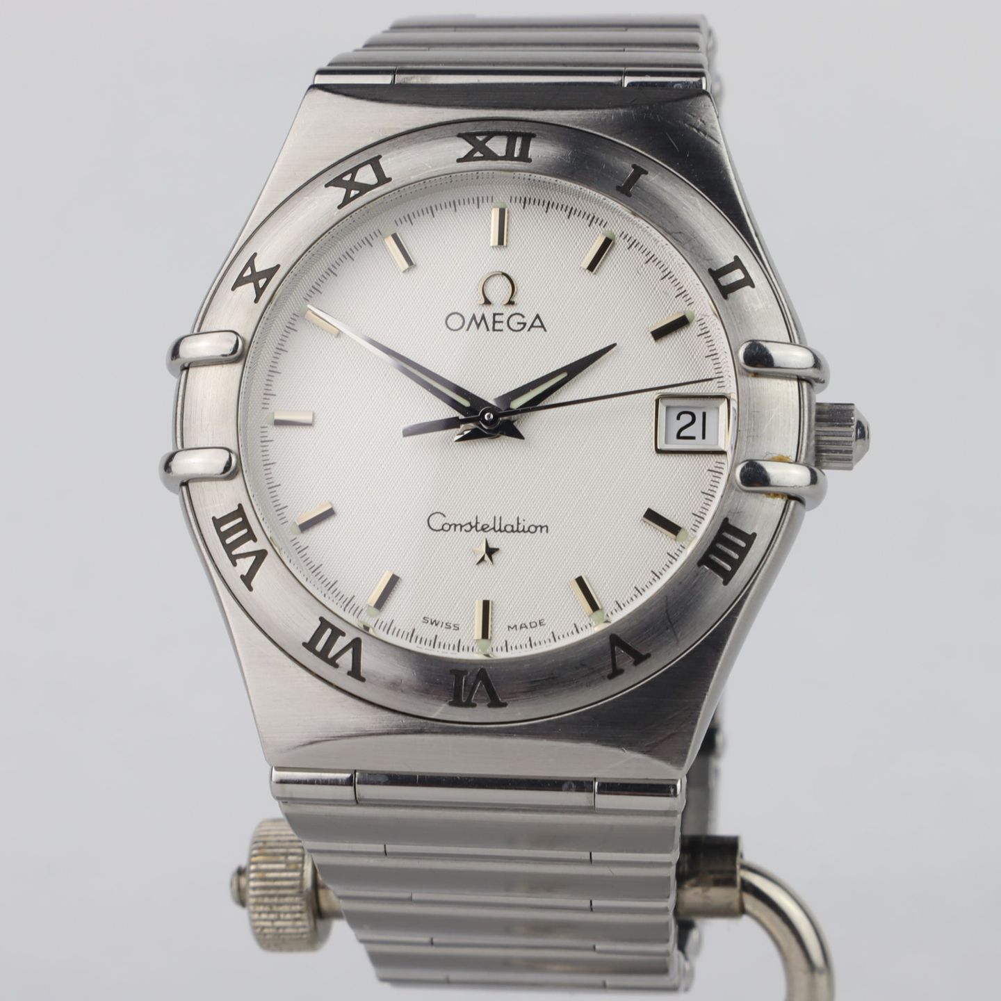 Omega Constellation Quartz 1512.30 (1998) - 33mm Staal (1/8)