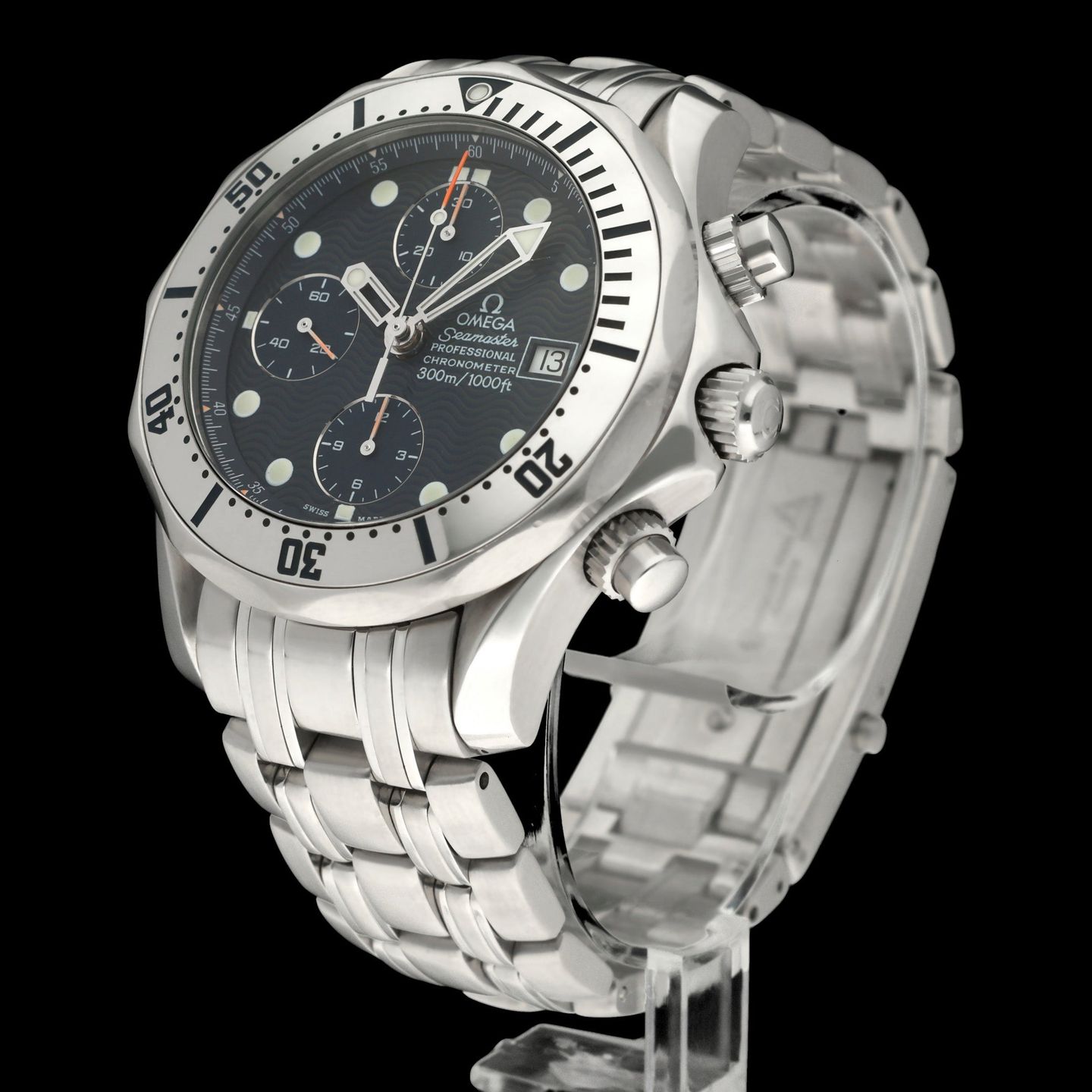 Omega Seamaster Diver 300 M 2598.80 (1999) - Black dial 42 mm Steel case (5/8)