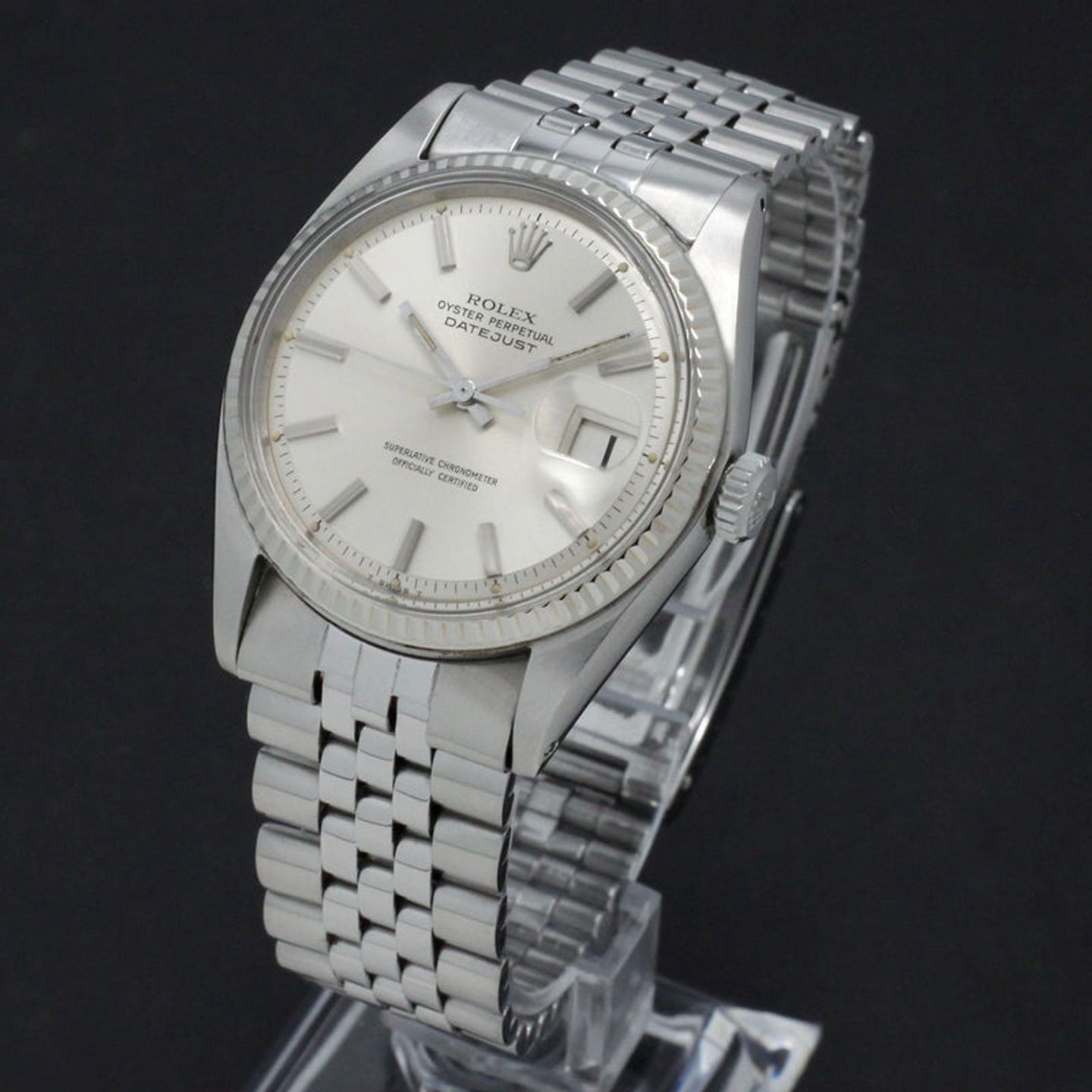 Rolex Datejust 1601 (1969) - Silver dial 36 mm Steel case (2/7)