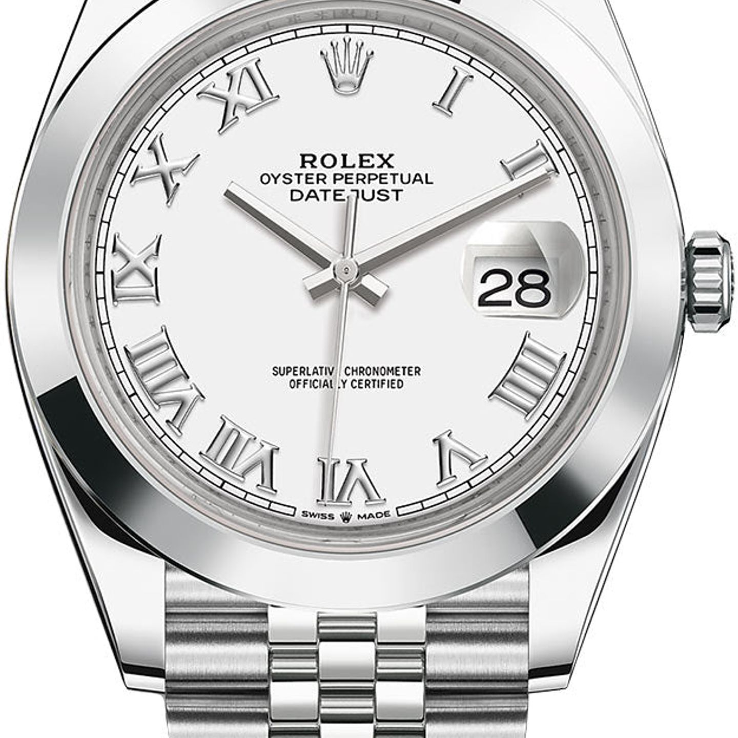 Rolex Datejust 41 126300 (2024) - White dial 41 mm Steel case (1/1)