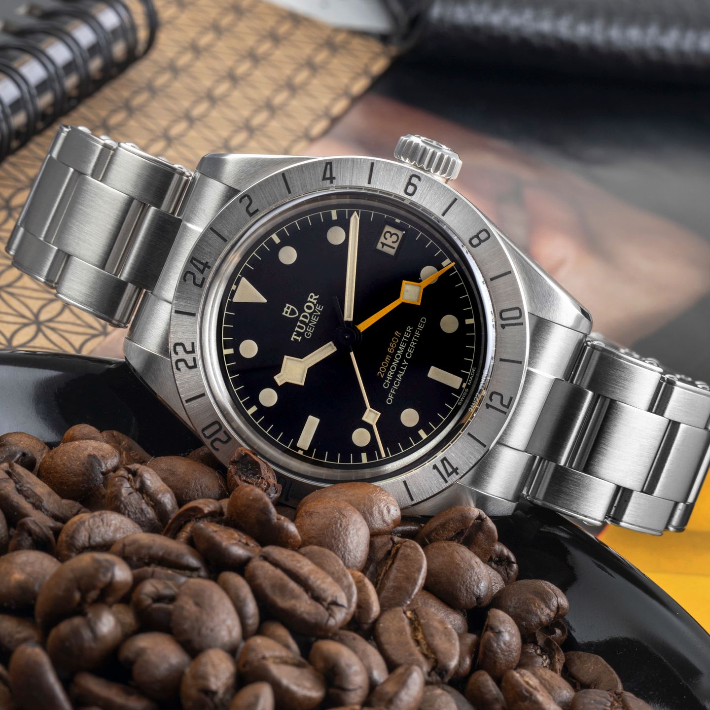 Tudor Black Bay 79470 (Onbekend (willekeurig serienummer)) - Zwart wijzerplaat 39mm Staal (2/8)