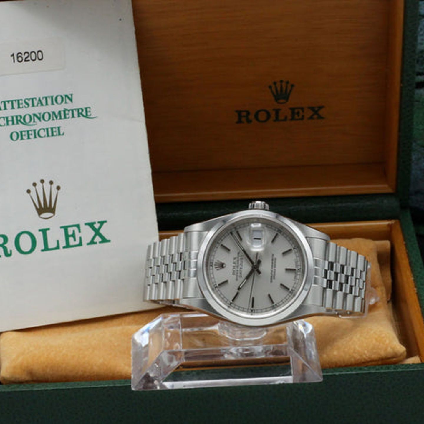 Rolex Datejust 36 16200 (1999) - Zilver wijzerplaat 36mm Staal (3/7)