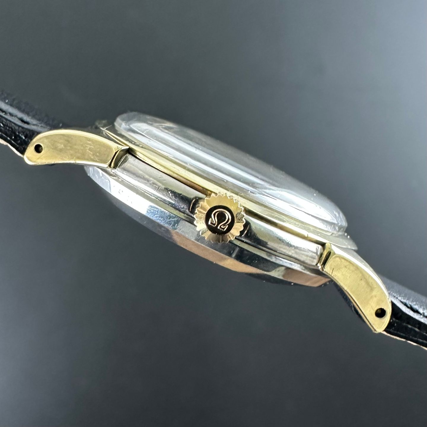 Omega Constellation 2782 (1954) - Champagne wijzerplaat 35mm Goud/Staal (5/8)