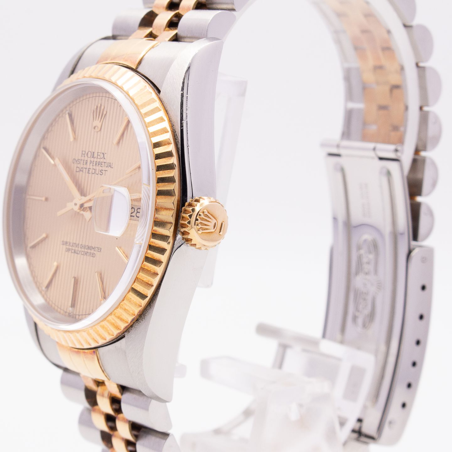 Rolex Datejust 36 16233 (1995) - Goud wijzerplaat 36mm Goud/Staal (4/8)