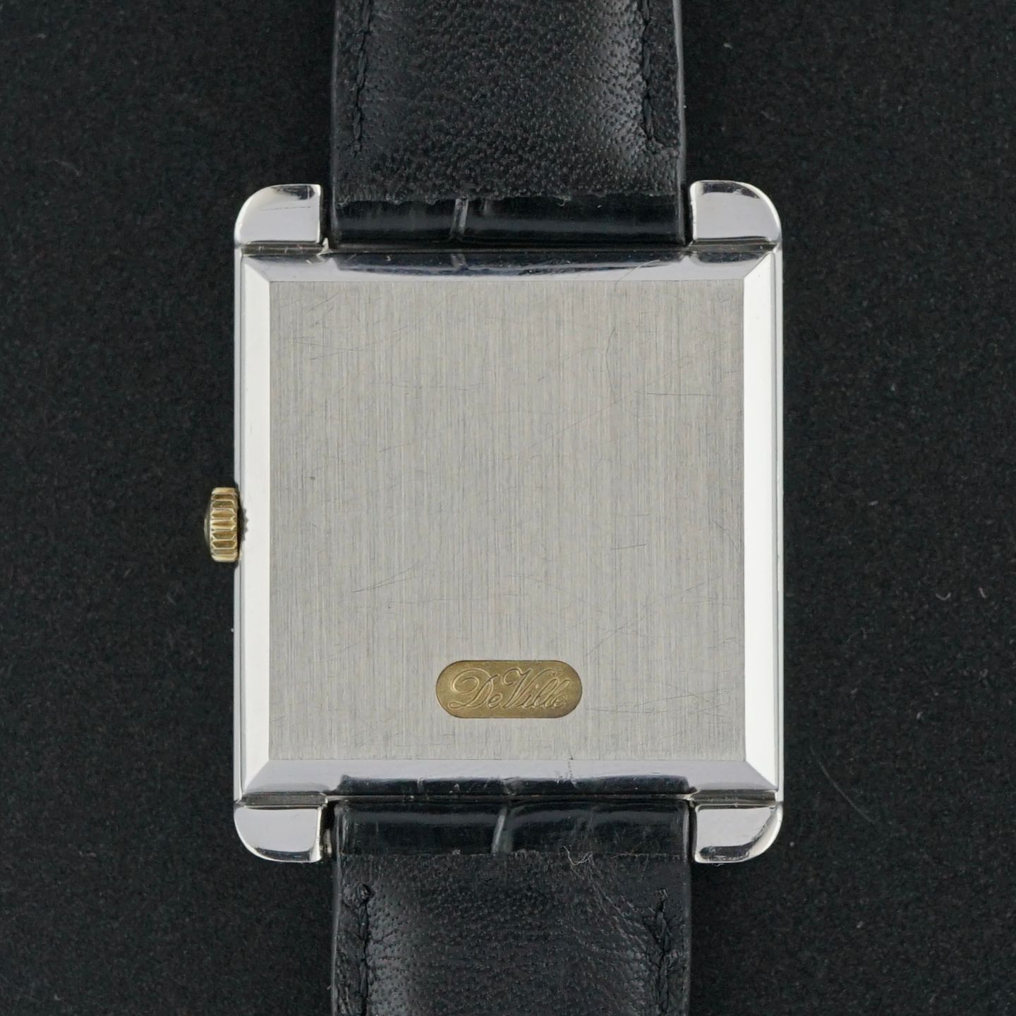 Omega De Ville 111.0136 (1974) - Black dial 29 mm Steel case (3/8)