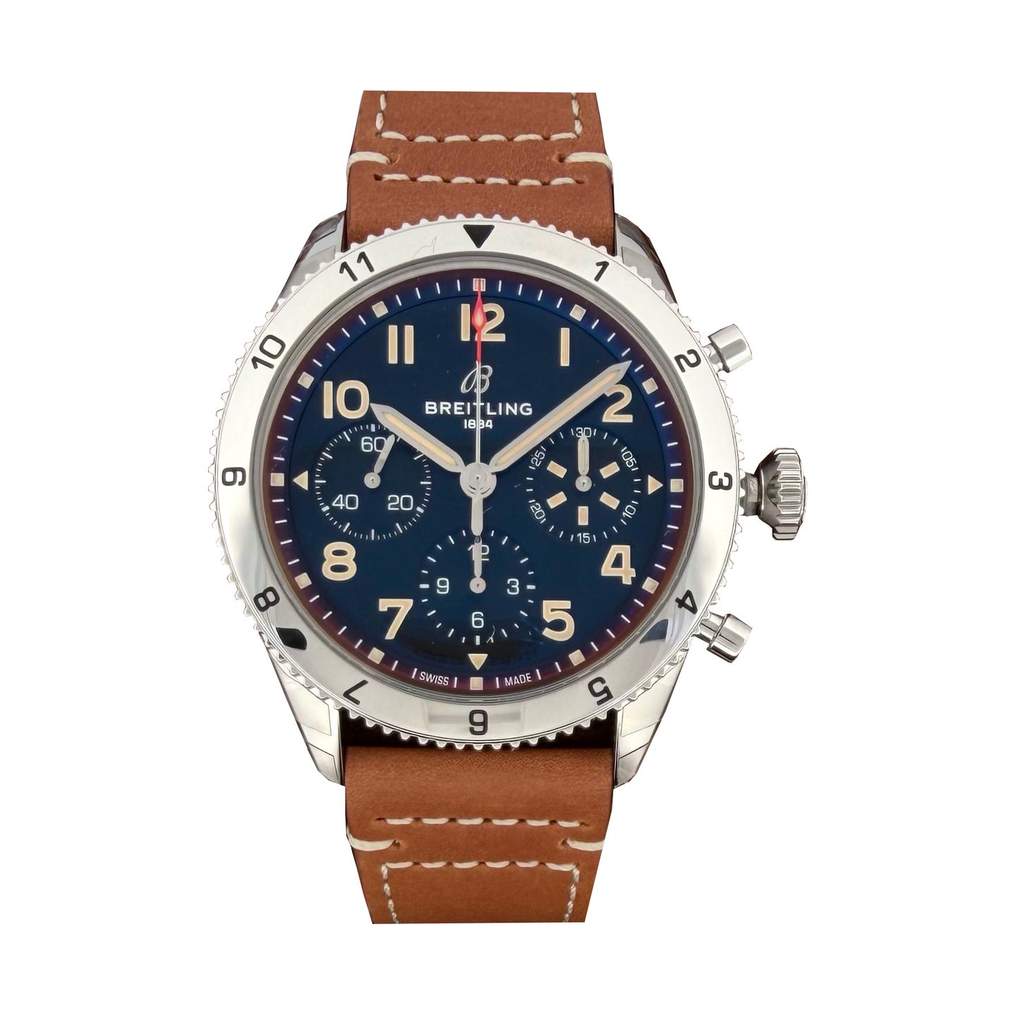 Breitling Classic AVI A233803A1B1X1 (2025) - Zwart wijzerplaat 42mm Staal (1/1)