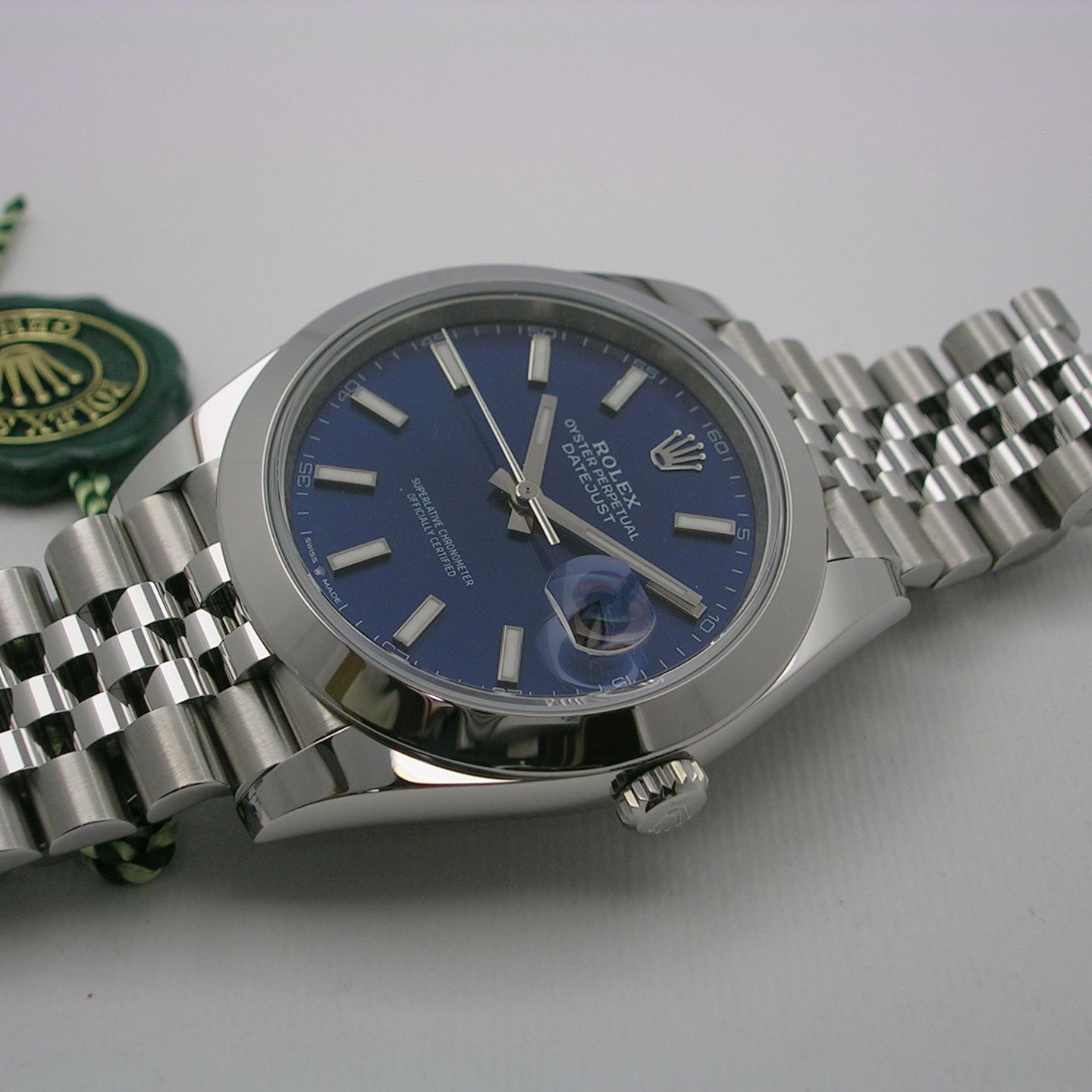 Rolex Datejust 41 126300 (2025) - Blue dial 41 mm Steel case (2/4)