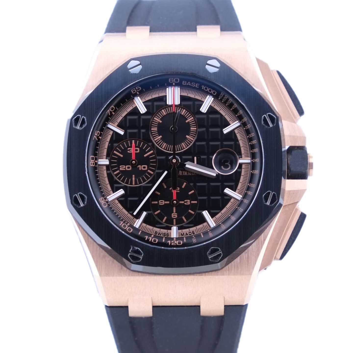 Audemars Piguet Royal Oak Offshore Chronograph 26401RO.OO.A002CA.02 (2022) - Black dial 44 mm Rose Gold case (1/1)