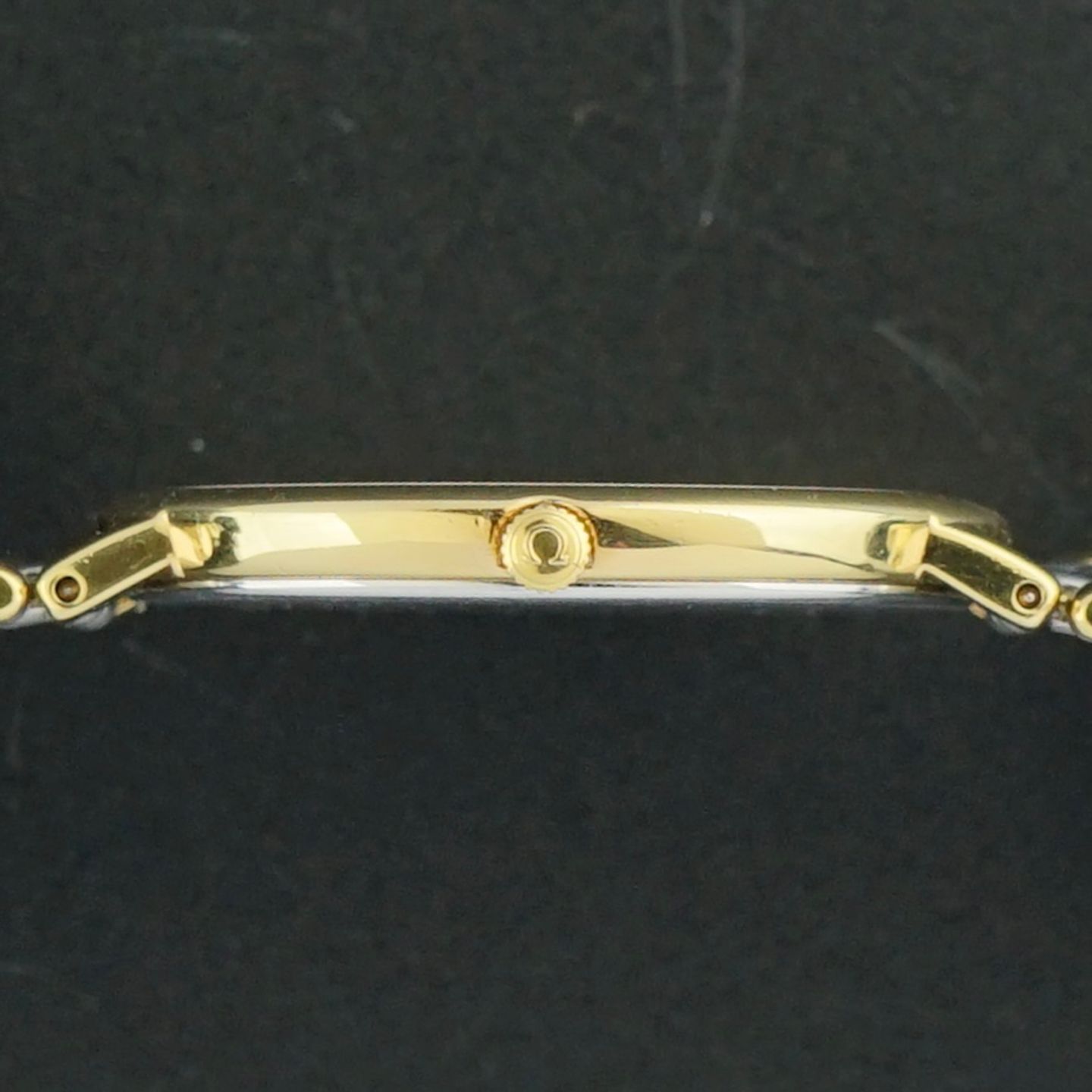 Omega De Ville 395.0875.2 (1993) - White dial 32 mm Gold/Steel case (4/8)