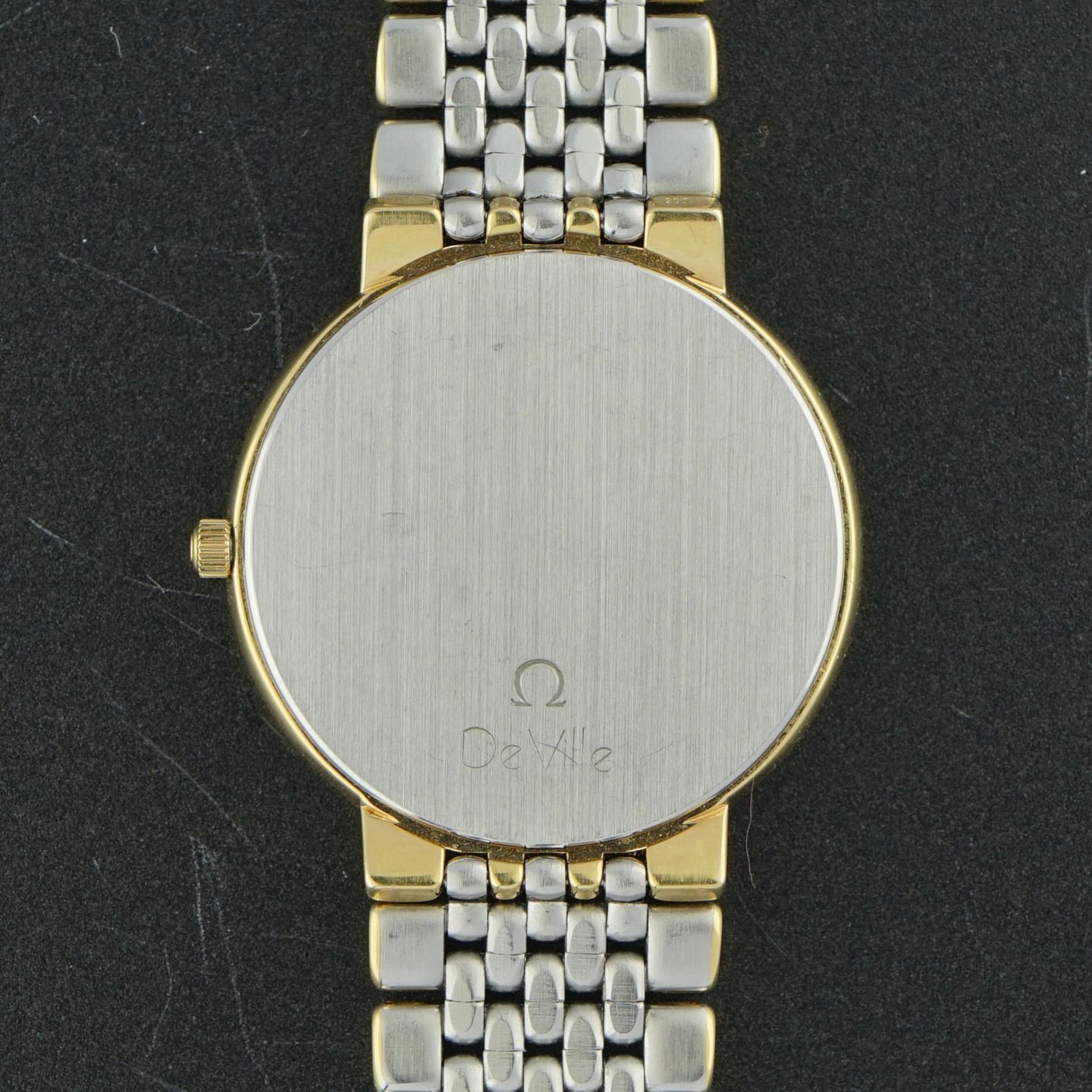 Omega De Ville 395.0875.2 (1993) - White dial 32 mm Gold/Steel case (3/8)