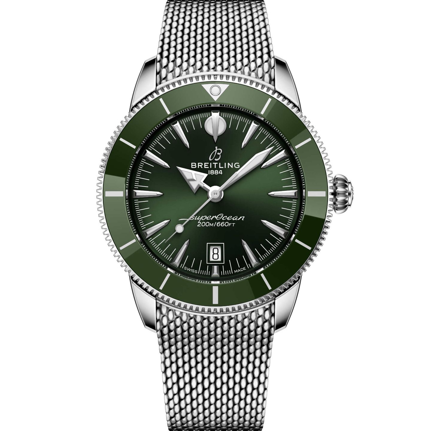 Breitling Superocean Heritage AB3112361L1A1 (2025) - Green dial 44 mm Steel case (1/1)