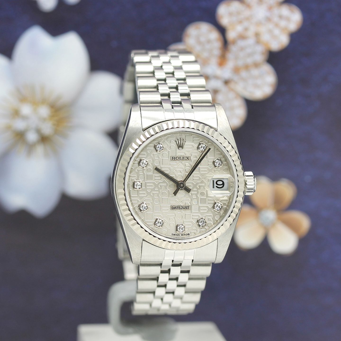 Rolex Datejust 31 78274 (2003) - Silver dial 31 mm Steel case (7/8)