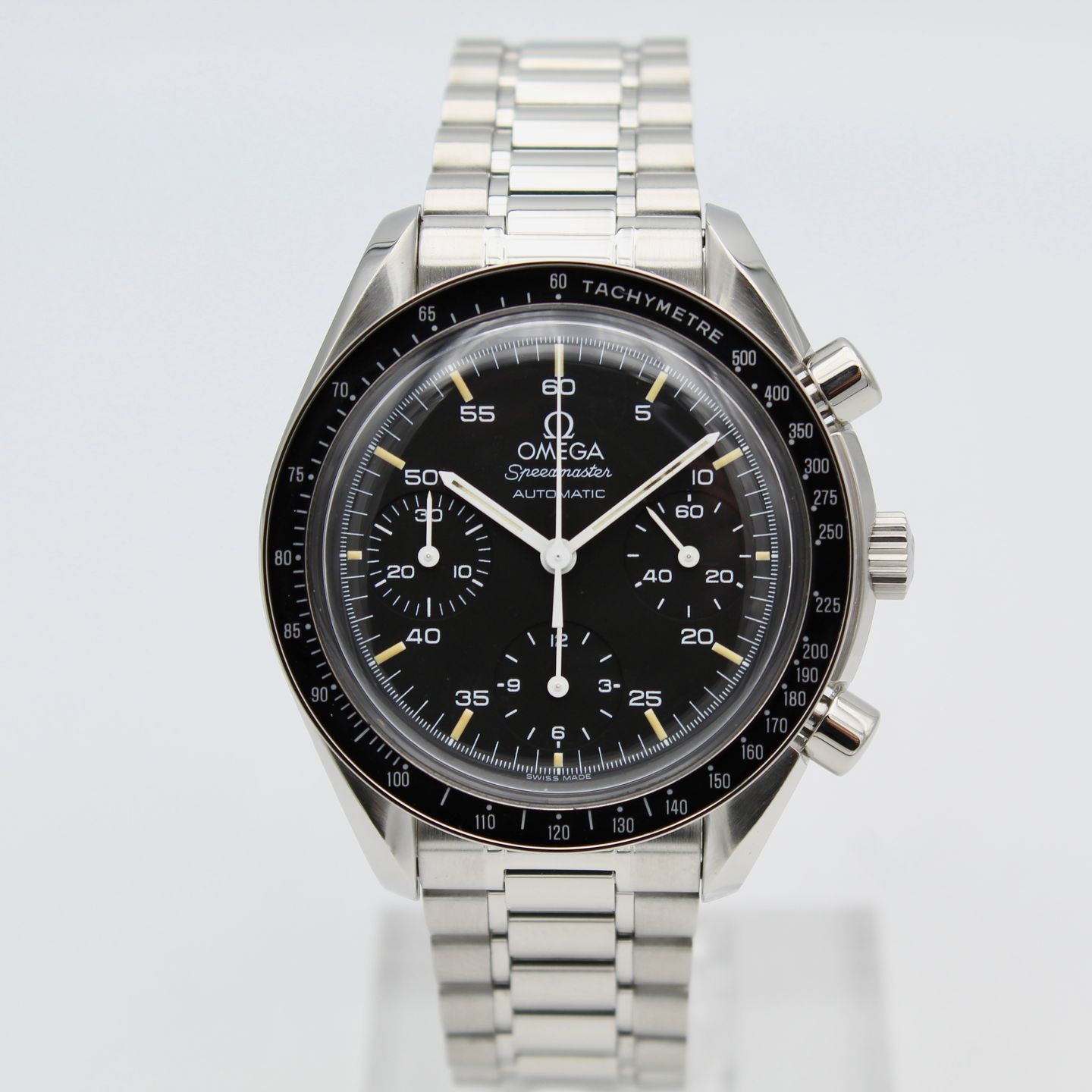 Omega Speedmaster Reduced 3510.50.00 (1996) - Zwart wijzerplaat 39mm Staal (1/8)