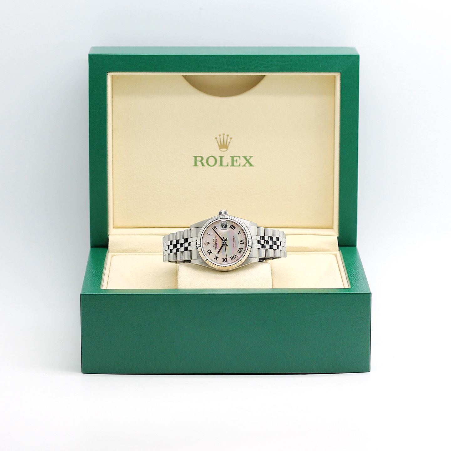 Rolex Datejust 31 78274 (2002) - Pearl dial 31 mm Steel case (1/8)