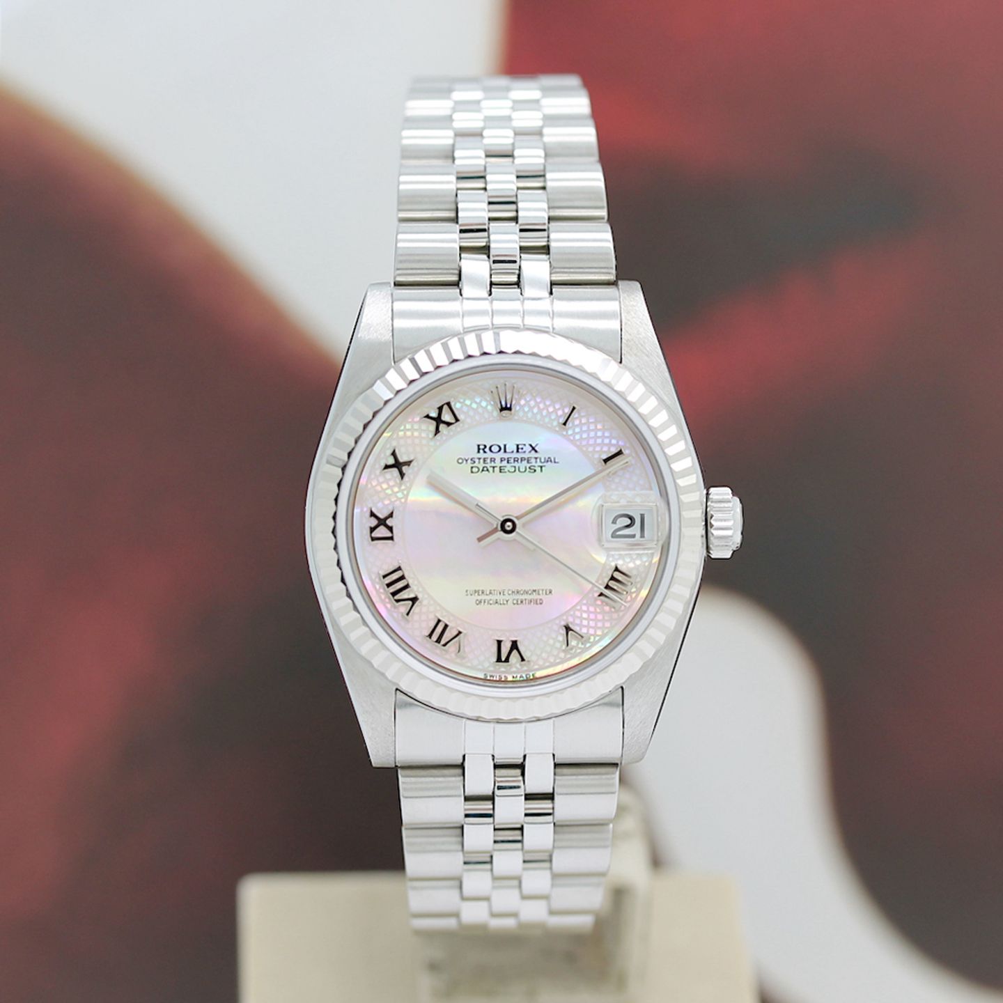 Rolex Datejust 31 78274 (2002) - Pearl dial 31 mm Steel case (4/8)